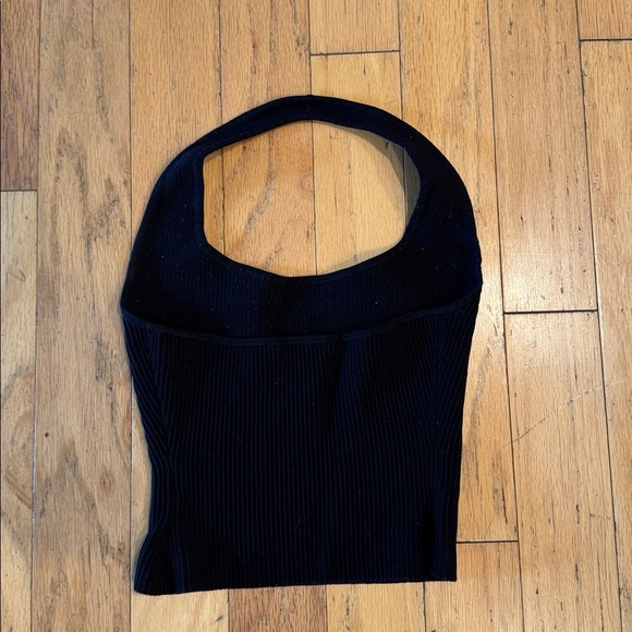 Babaton | Sculpt Knit Halter Top | Black | size XS - Picture 3 of 3
